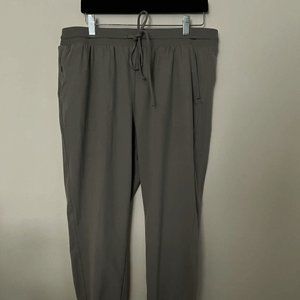 Rachel Zoe jogger pants. Size XL, taupe color, with drawstrings